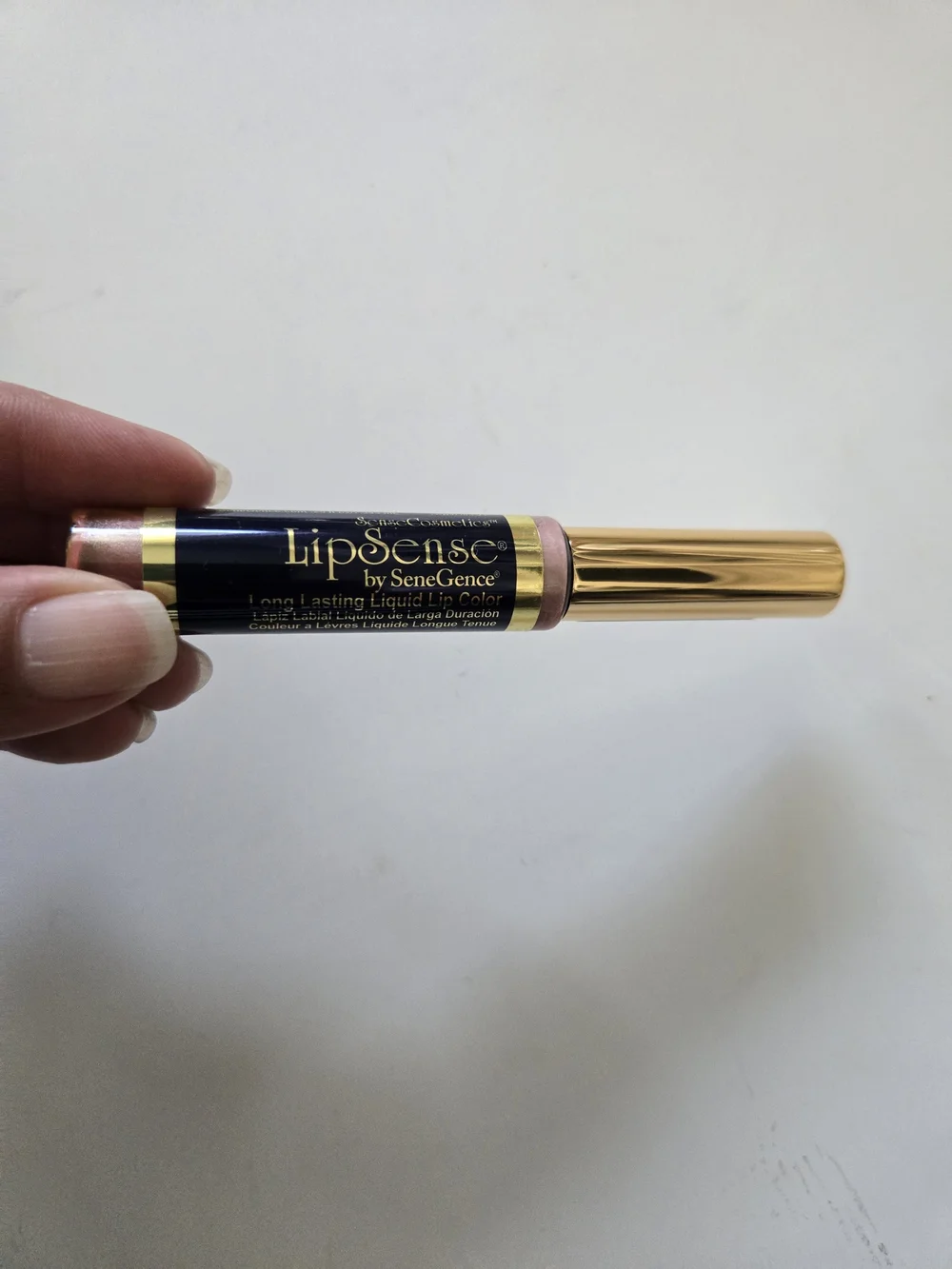 LipSense Mauve Ice Lipstick - Soft Mauve Pink
